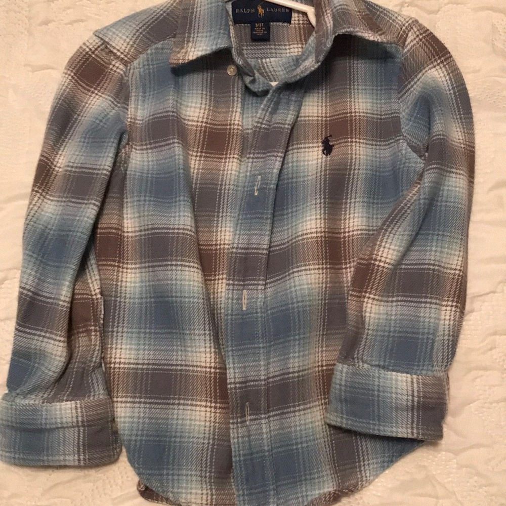 Ralph Lauren Toddler Soft Cotton Button Up 3T